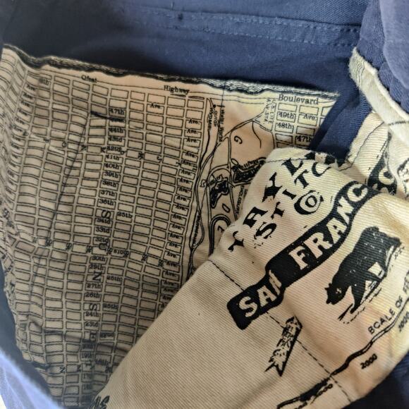 Taylor Stitch Slim Fit Organic Cotton Stretch Twill Chinos Navy Blue Size 31 - Picture 9 of 14